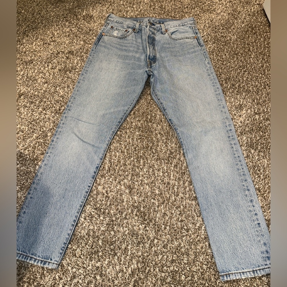 Levi's 501 Women Light Blue Jeans
